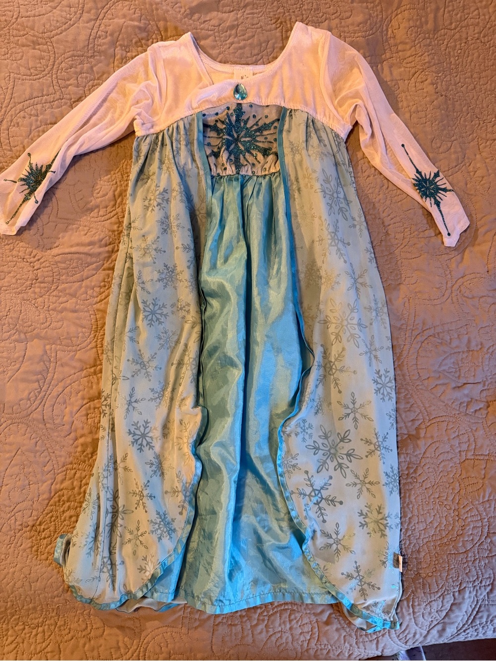 Little Adventure Blue Snowflake Princess dress up/ make believe/ fantasy Dress